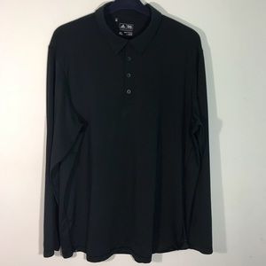 Adidas gold long sleeve black shirt XL